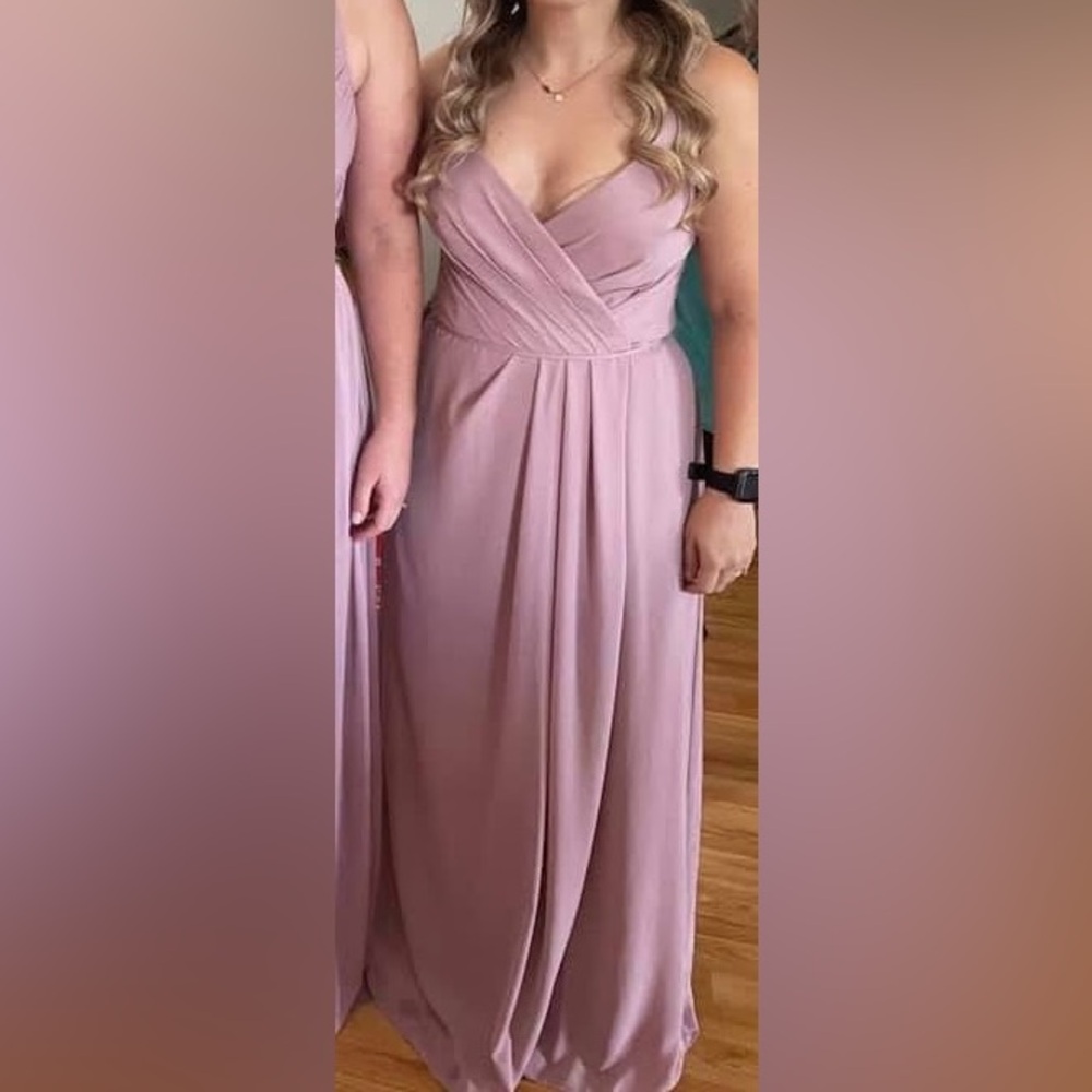 David’s Bridal Mauve Dress